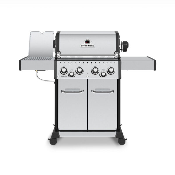 Broil King Baron S 490 IR - 4 Main burners + IR Side Burner, R/Burner & Rotis