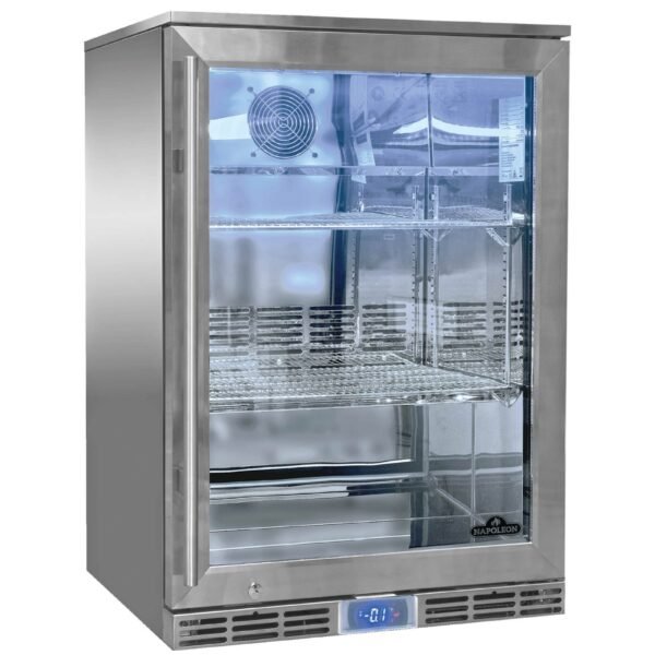 Napoleon Outdoor Refrigerator Opens on the Left